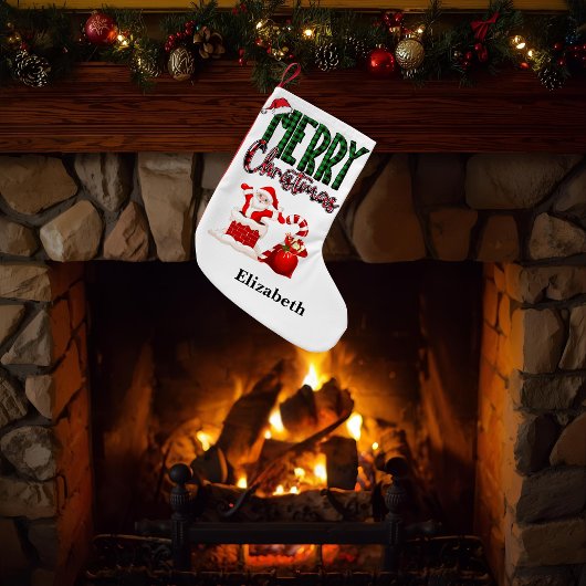 Merry Christmas by Santa - Christmas Stocking スモールクリスマスストッキング