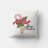 Merry Christmas Candy Cane クッション (正面)