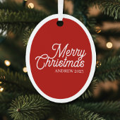 Merry Christmas Candy Cane 6-7 Meme Funny メタルオーナメント