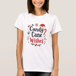 Merry Christmas Candy Cane Tee Tシャツ