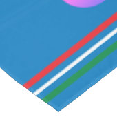 Merry Christmas Candy Canes Ornaments Trees テーブルクロス (アングル)