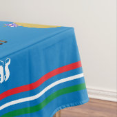 Merry Christmas Candy Canes Ornaments Trees テーブルクロス (インサイチュ)