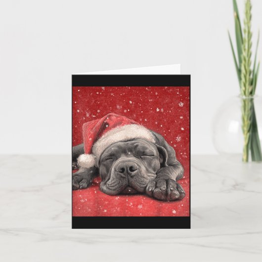 Merry Christmas Cane Corso  カード (正面)