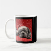 Merry Christmas Cane Corso  コーヒーマグカップ (左)