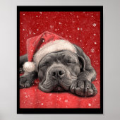 Merry Christmas Cane Corso  ポスター (正面)