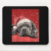 Merry Christmas Cane Corso  マウスパッド (正面)