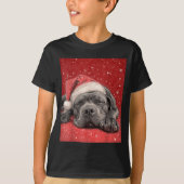 Merry Christmas Cane Corso  Tシャツ (正面)