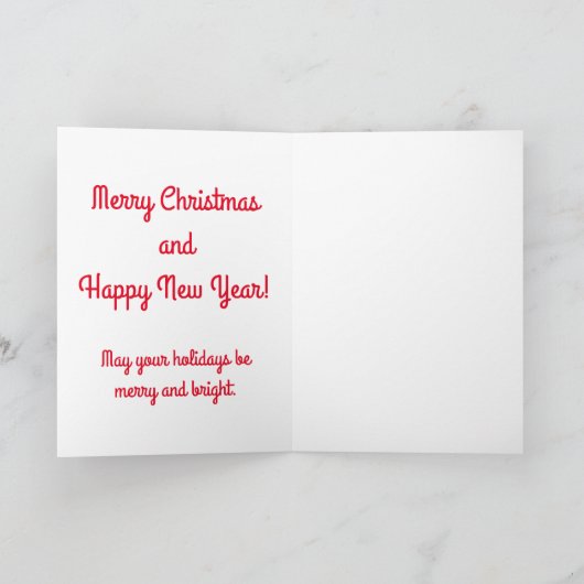 Merry Christmas Card シーズンカード (内部)