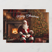 Merry Christmas Card – Elegant & Festive シーズンカード (正面/裏面)