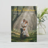 "Merry Christmas Card & Happy New Year Greetings" サンキューカード (スタンド正面)