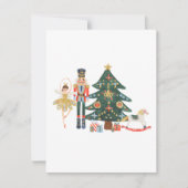 Merry Christmas Card with Nutcracker characters シーズンカード (正面)
