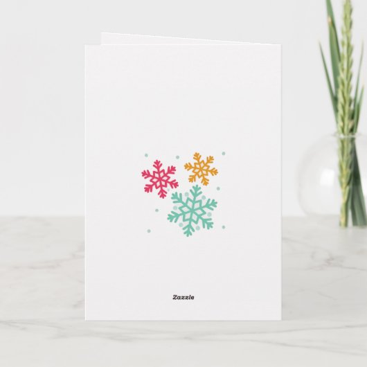 Merry Christmas Cardinal シーズンカード (裏面)