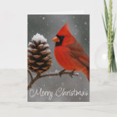 Merry Christmas Cardinal シーズンカード (正面)