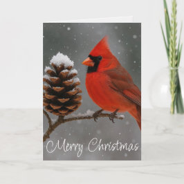 Merry Christmas Cardinal シーズンカード