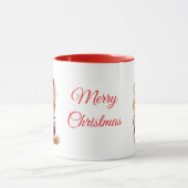 Merry Christmas Cat Lover's Mug マグカップ (中央)