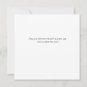 Merry Christmas cat yoga  シーズンカード (裏面)