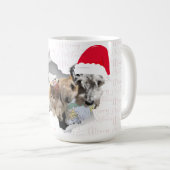 Merry Christmas cats and dogs mug コーヒーマグカップ (正面右)