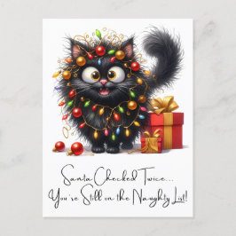 Merry Christmas Cats Funny Quotes For Friends  シーズンポストカード
