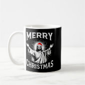 Merry Christmas Christian Jesus Pajamas Pjs Xmas M コーヒーマグカップ (左)