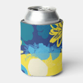 merry christmas, christmas,bird,flowers, nature 缶クーラー (缶正面)