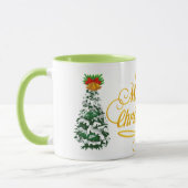    Merry Christmas, Christmas Mug, Holiday Mug, Xm マグカップ (左)