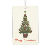 Merry Christmas. Christmas Tree カーエアーフレッシュナー (裏面)