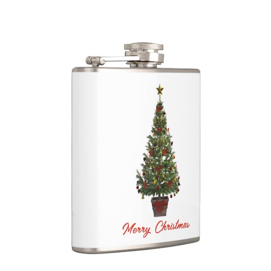 Merry Christmas. Christmas Tree フラスク (右)