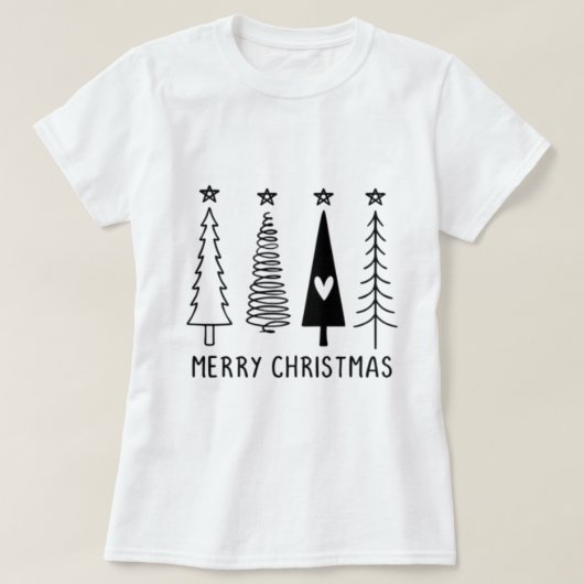 Merry Christmas,Christmas Tree, Funny Gift. Tシャツ (デザイン正面)