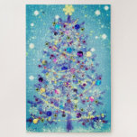Merry Christmas - Christmas Tree Gift For Everyone ジグソーパズル<br><div class="desc">Merry Christmas - Christmas Tree - Gifts For Everyone - Choose / Add Your Unique Text / Name / Color - Make Your Special Gift - Resize and move or remove and add elements / text with customization tool ! Painting and Design by MIGNED. Please see my other projects /...</div>