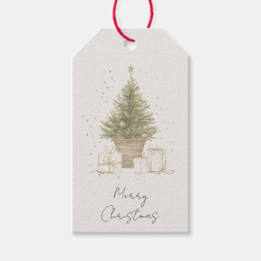Merry Christmas | Christmas Tree Gift Tag ギフトタグ (正面)