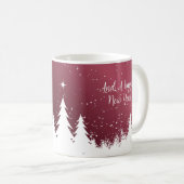  Merry Christmas Claret Mug コーヒーマグカップ (正面右)