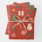 Merry Christmas Classic Wrap ラッピングペーパーシート (インサイチュ)