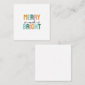 Merry Christmas Classical Unique Minimalist Plain エンクロージャーカード (正面/裏面)