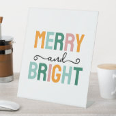 Merry Christmas Classical Unique Minimalist Plain 台座サイン (インサイチュ)