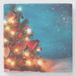 Merry christmas _coaster ストーンコースター