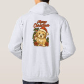 Merry Christmas Cockapoo T-Shirt パーカ (裏面)