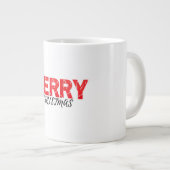 Merry Christmas Coffee Mug ジャンボコーヒーマグカップ (正面右)