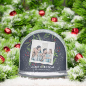 Merry Christmas Collage Custom Modern Holly (クリスマス)