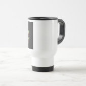 Merry Christmas – couronne de houx & Santa トラベルマグ (正面右)