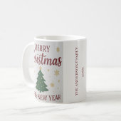 Merry Christmas Cup – Cozy Holiday Gift コーヒーマグカップ (正面左)