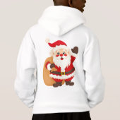 Merry Christmas Cute Cartoon Santa Claus Simple (裏面)