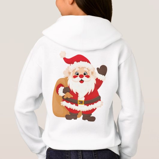 Merry Christmas Cute Cartoon Santa Claus Simple (裏面)