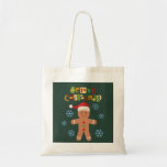 Merry Christmas Cute Gingerbread Man トートバッグ<br><div class="desc">Merry Christmas Cute Gingerbread Man Tote Bag</div>