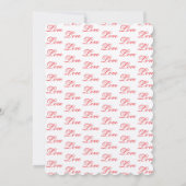 Merry Christmas cute hamster with biscuit 招待状 (裏面)