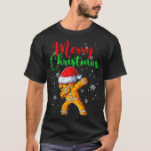 Merry Christmas Dab Gingerbread Xmas Christmas Coo Tシャツ (正面)