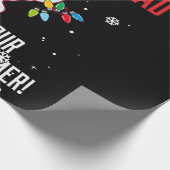 Merry Christmas Dad From Your Fastest Swimmer ラッピングペーパー (角)