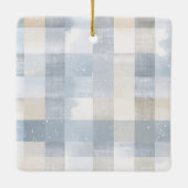 Merry Christmas Dog Heart Shaped Photo Ornament  セラミックオーナメント (裏面)