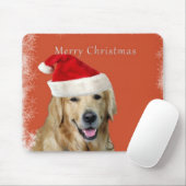 Merry Christmas Doggy マウスパッド (マウス)