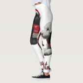 Merry Christmas Dogs レギンス (左)