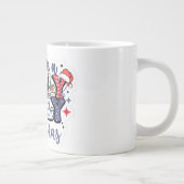 Merry Christmas Donut Design Ceramic Mug ジャンボコーヒーマグカップ (右)